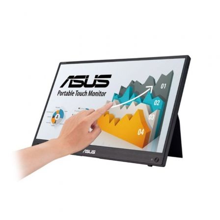 Asus ZenScreen MB16AHT Monitor Portátil Táctil 15.6 pulg Full HD IPS Negro